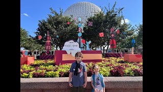 A HOT Day at the EPCOT Food and Wine Festival 2024 Before Our Cruise [upl. by Yevad277]