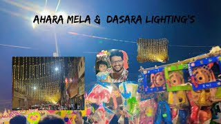 Ahara Mela amp Mysore Dasara Lightings❤️nammamysore viralvideo dasaracelebration aharamela [upl. by Monteith]