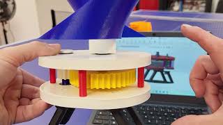 Prototype éolienne en impression 3d  chefdoeuvre Bac Pro Melec [upl. by Noll]