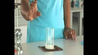 Lab demonstration precipitation reaction [upl. by Ameen]