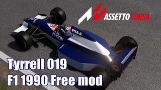 Assetto Corsa F1 1990 tyrrell 019 [upl. by Oeak]