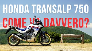 Nuova Honda Transalp 750 prova su strada e fuoristrada [upl. by Chuipek372]