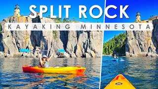 SPLIT ROCK LIGHTHOUSE STATE PARK Kayaking on Lake Superior  Minnesota’s North Shore [upl. by Starks]