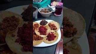 Chile de molcajete con tacos de chorizo 💥💥😜 [upl. by Kenji818]