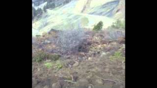 Time Lapse Snake River Landslide Highway 2689 [upl. by Otrebire]