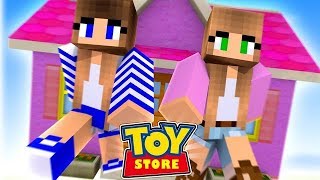 AND THEY LIVED HAPPILY EVER AFTER wLittle Carly and Little Kelly Minecraft ToyStore [upl. by Aihk]