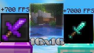 Top 3 new best 16x texture packs for pvp and bedwars  FPS BOOST [upl. by Simaj434]