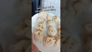 Dumplings but in sweet coconut filling must try it mga langga [upl. by Branham]