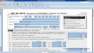 How to Fill out Tax Form 941  Intro Video [upl. by Gusba]