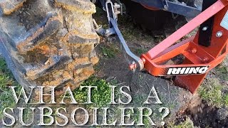 How to Use a Subsoiler [upl. by Anallise694]