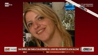 Morte di Lucia a San Severo una tanica e un accendino nel luogo del delitto  Ore 14 del 23102024 [upl. by Orvil]