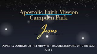 Apostolic Faith Mission Campden Park Live Stream Sunday Morning Service 24th September 2023 [upl. by Talanian]