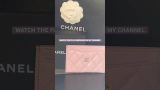 PRETTY IN PINK CHANEL SLG UNBOXING🩷✨shorts chanelunboxing chanel luxury purses haul shop [upl. by Birch]