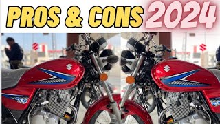 Pros amp Cons Suzuki GS 150cc 2024 review  Price in Pakistan 🇵🇰 😝😜 [upl. by Toomin402]