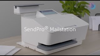 SendPro® Mailstation Germany  Druckt OnlineBriefmarken direkt auf Kuverts [upl. by Simetra]