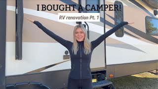 Camper renovation PT 1 [upl. by Oj499]