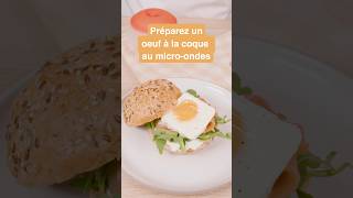 Préparez un oeuf à la coque au microondes  Microwave Ovo Cubique  Recettes avec Lékué [upl. by Yde]