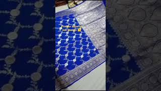 Banarasi jaal work sarees youtubshortvideo [upl. by Noremmac]