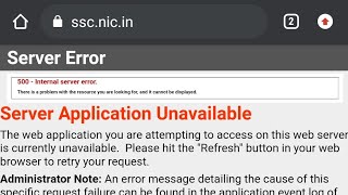 SSC MTS WEBSITE SERVER DOWN  SSC MTS WEBSITE NOT WORKING  SSC WEBSITE NOT OPEN  SSC MTS 2021 [upl. by Elmina]