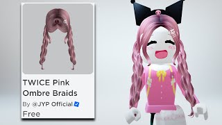 ROBLOX TWICE SQUARE FREE HAIR IS FINALLY HERE 🥰 FASTEST METHOD [upl. by Athiste]