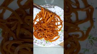 Making Noodles With SAMYANG BULDAK SAUCE Instead of Water experiment handmadenoodles [upl. by Siskind]