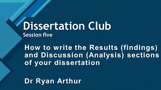 Dissertation Results Chapter 101 Qualitative Methodology Studies [upl. by Eesyak]