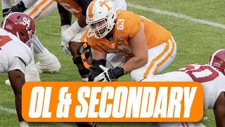 Questions amp concerns surrounding Tennessee footballs offensive line amp secondary rotations I Vols [upl. by Akeimahs]