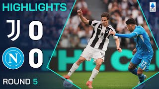 JUVENTUSNAPOLI 00  HIGHLIGHTS  The clash at the top ends in a draw  Serie A 202425 [upl. by Noreh401]