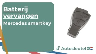 Mercedes Smart key  Batterij vervangen [upl. by Aerdnaid]