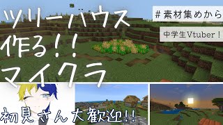 【中学生Vtuber】初見さん大歓迎！ツリーハウスの続き！【Minecraft統合版】 [upl. by Asare829]