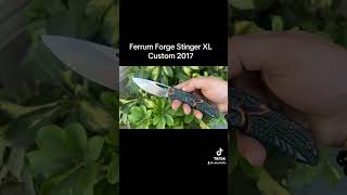 Ferrum Forge Stinger XL Custom 2017 everdaycarry edccarry edcknife blade ferrumforge stinger [upl. by Rajiv]