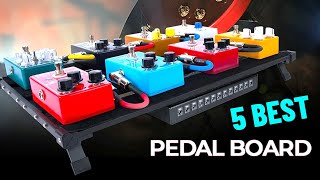 Top 5 Best Pedal Boards 2024  Guitar Pedal Board  Reviews [upl. by Bough]