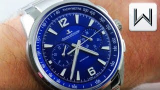 2018 Jaeger LeCoultre Polaris Chronograph Blue Dial Q9028180 Luxury Watch Review [upl. by Daniyal]