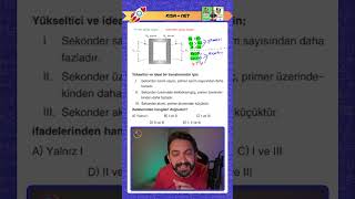 🔥 Transformatörler Nasıl Çalışır  TYT ve AYT Fizik Dersi 📚 Transformatörler Fizik TYT AYT [upl. by Iv]