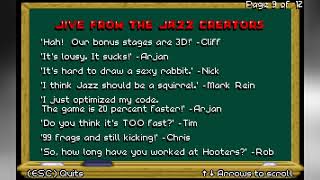 Jazz Jackrabbit  Holiday Hare 1994  Story Instructions and Shareware Promo [upl. by Brendon181]