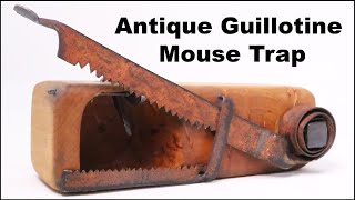 Guillotine Mouse Trap How To Build An Antique Style Mouse Trap Mousetrap Monday [upl. by Enrobso228]