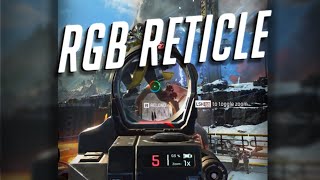 Apex Legends RGB Color Changing Reticle Tutorial [upl. by Llenoj]