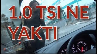 10 TSI DSG ŞEHİR İÇİ YAKIT TÜKETİMİ  İSTANBUL FUEL CONSUMPTION [upl. by Revolc402]