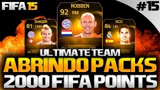 FIFA 15 UT  ABRINDO PACKS 2000 FIFA POINTS  PT15  AS COISAS ESTÃO MELHORANDO  CROCODILLOGAMES [upl. by Samy378]