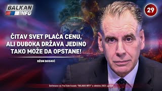 INTERVJU Džon Bosnić  Čitav svet plaća cenu ali duboka država jedino tako opstaje 19102023 [upl. by Krissy]