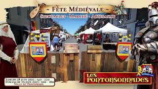 🛡️⚔️FÊTE MÉDIÉVALE Les Pontorsonnades sont de retour en 2025 [upl. by Trinl]