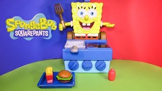 SpongeBob Squarepants Burger and Patty Maker a Toy Unboxing [upl. by Inalial]