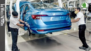 2022 Skoda Slavia Production in India Highlights [upl. by Koren]