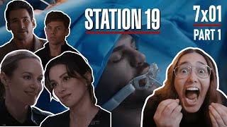 Station 19 7x01 Part 1 REACTION [upl. by Nissa927]