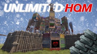 How We Got UNLIMITED HQM On Official Rust  Rust Wipe Progression [upl. by Barnaba]