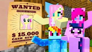 Fluttershy Is Wanted In Minecraft [upl. by Bekki]