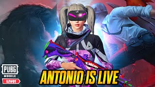 Road To 50k  Antonio is live PUBG mobile  get free uc  Custom Rooms [upl. by Stanway]