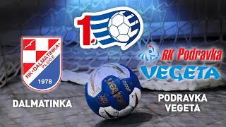 Dalmatinka vs Podravka Vegeta  8 kolo  1 HRL Žene [upl. by Nnaasil]