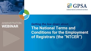 Getting the lowdown about The National Terms and Conditions for the Employment of Registrars [upl. by Harrak]