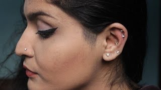 All about my piercings Tips and tricks Piercing aftercare [upl. by Darnall]